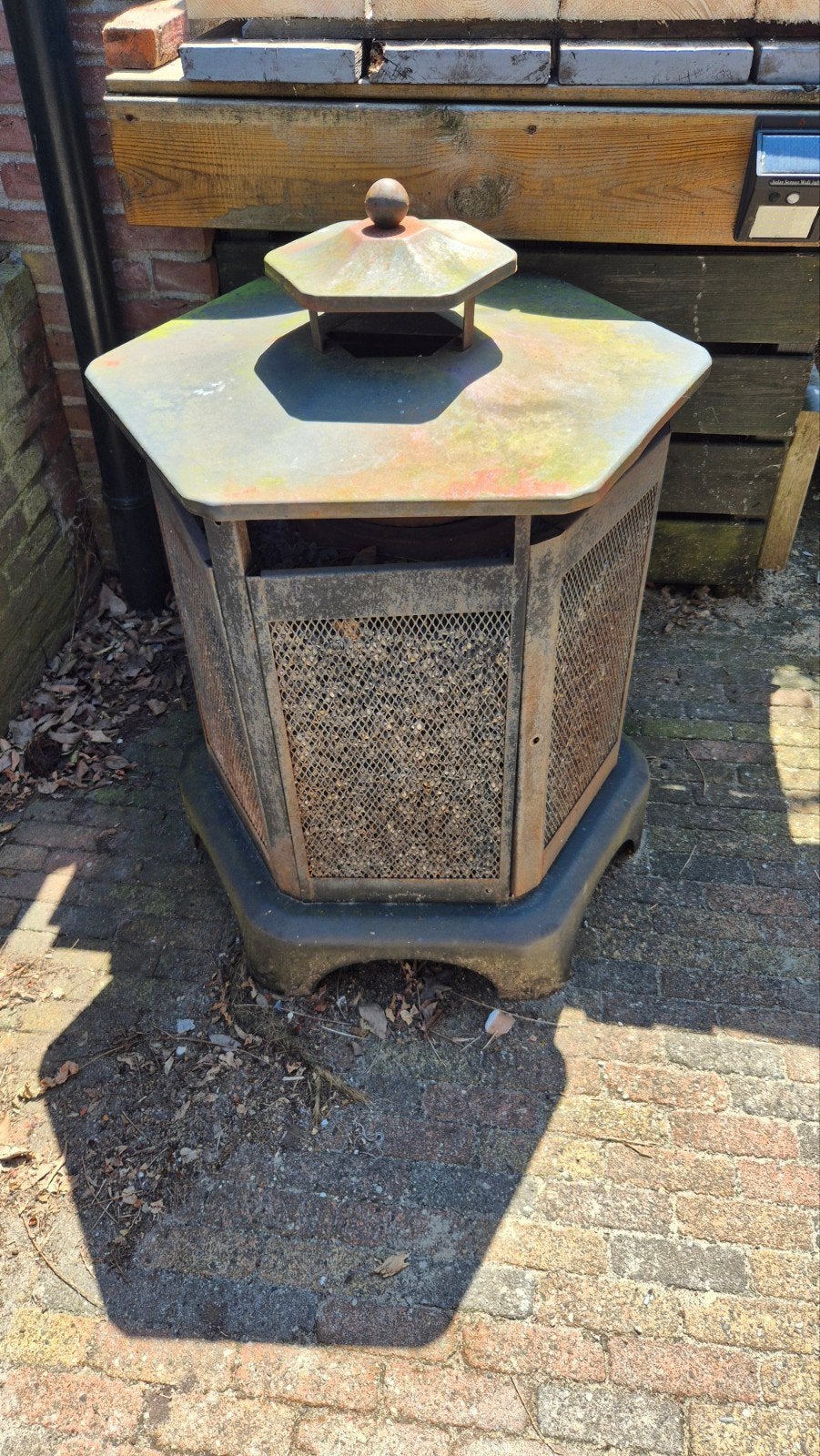 Vuurton/slowcooker met accessoires, Tuin en Terras, Vuurkorven, Ophalen, Gebruikt, Vuurton