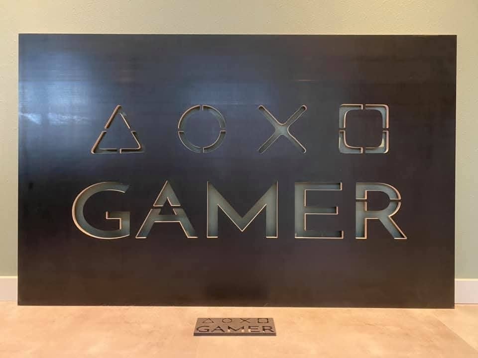 Gamer Decoratie Verlichting - PlayStation, Ophalen, Eigen ontwerp, 160 cm, Decoratieobject