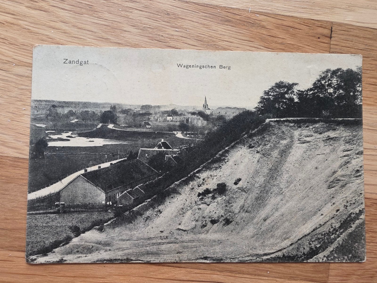Oude briefkaart Zandgat Wageningse Berg Gelderland, Verzenden, Voor 1920, Gelopen, Gelderland