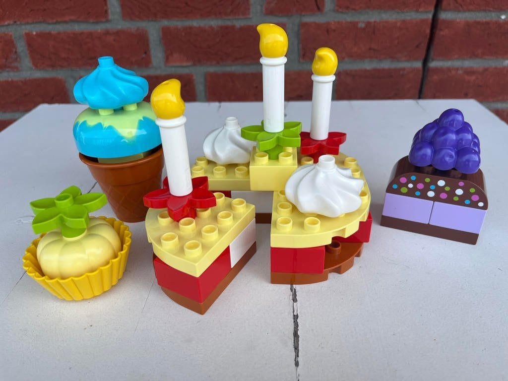 DUPLO 10862 Mijn eerste feest, Overige thema's, Ophalen of Verzenden, Zo goed als nieuw, Compleet