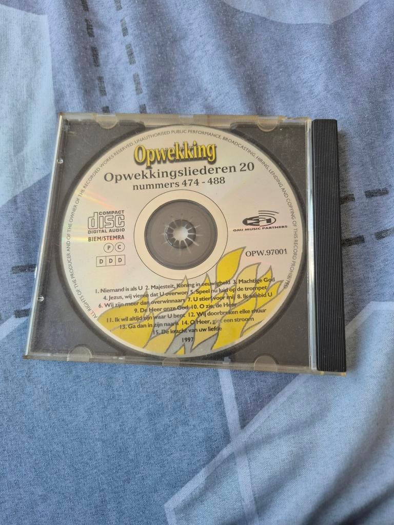 Opwekkingsliederen 20 CD - Nummers 474-488, Ophalen of Verzenden, Gebruikt, Gospel