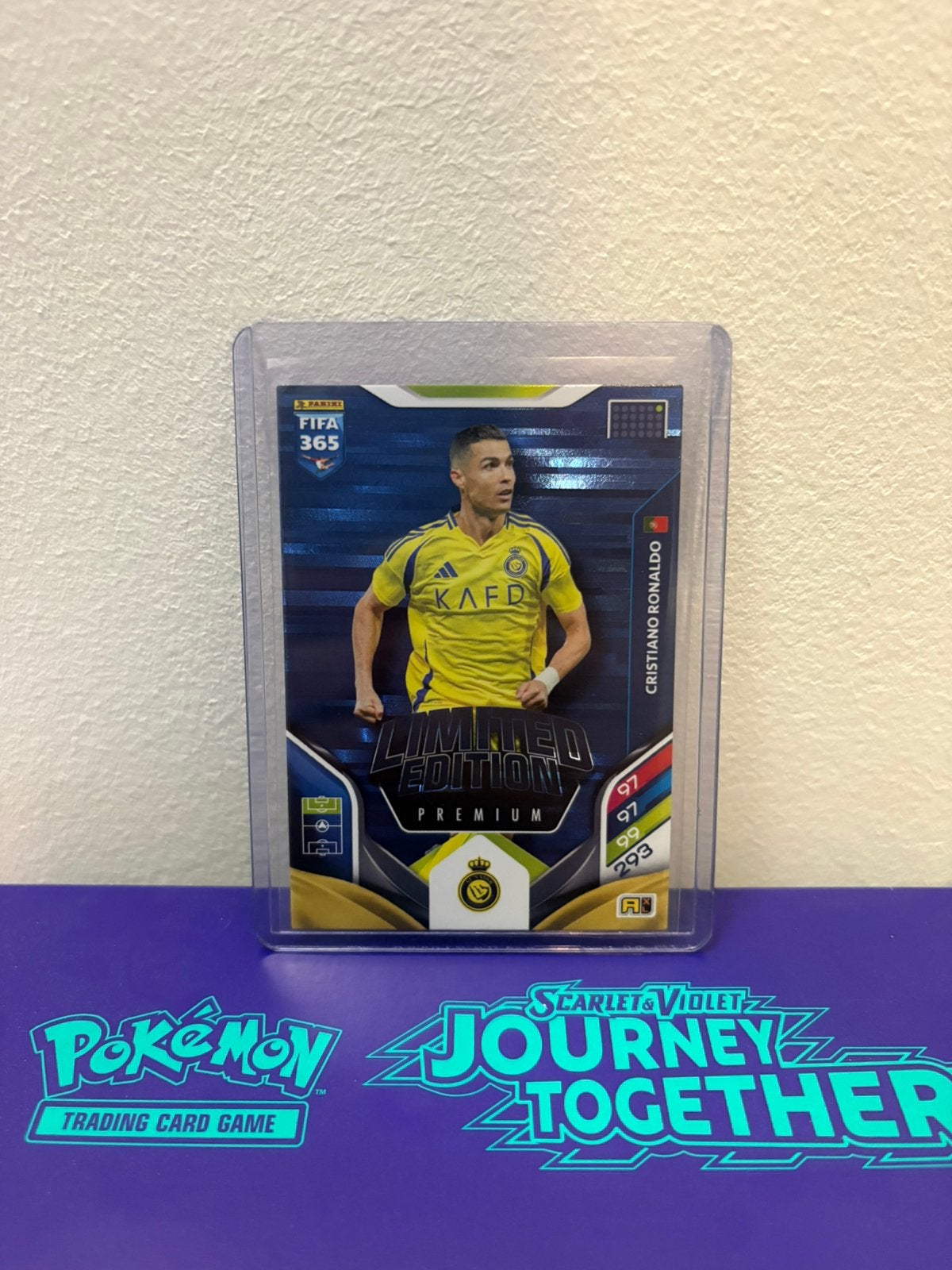 Panini Fifa 365 - C. Ronaldo Limited Edition, Ophalen of Verzenden, Zo goed als nieuw