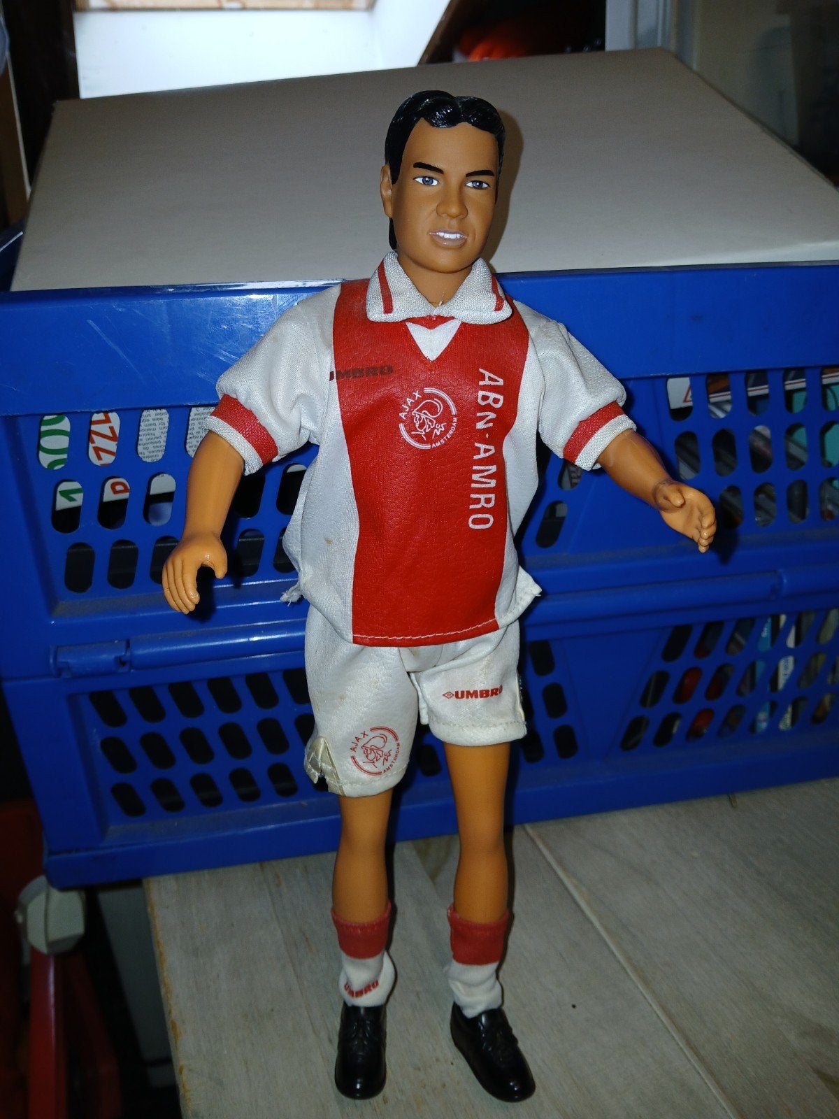 Litmanan Champy pop, Ophalen of Verzenden, Zo goed als nieuw, Ajax, Beeldje of Poppetje
