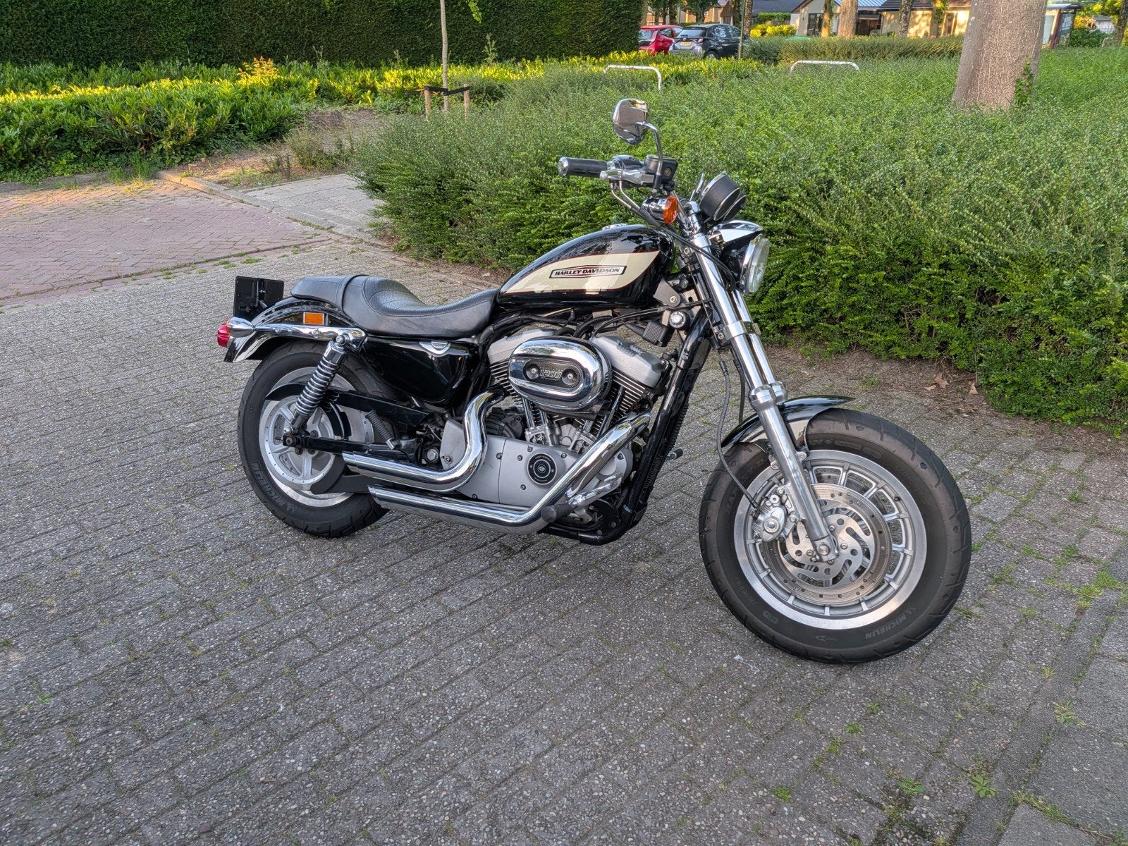 Motea Short Shot uitlaten Harley Davidson Sportster 1200cc, Ophalen of Verzenden