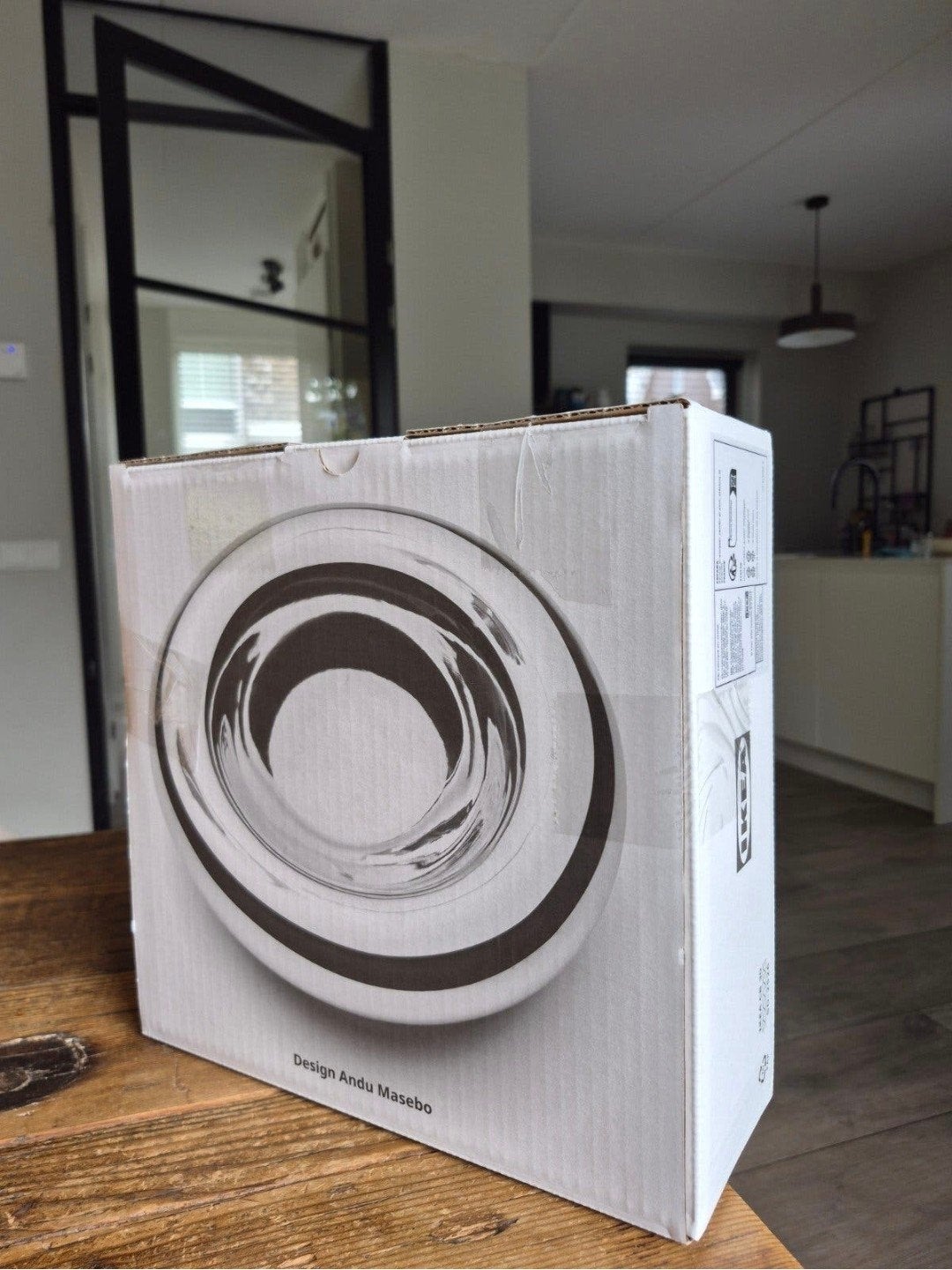 Nieuw - IKEA Konstrunda chromen schaal - Andu Masebo, Overige materialen, Schaal, Rond, Nieuw