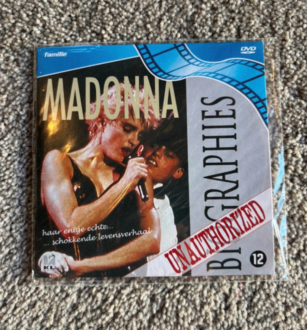 DVD: Madonna - biographies unauthorized Nieuw in verpakking, Engels, Nederlands, Ophalen of Verzenden, Nieuw in verpakking
