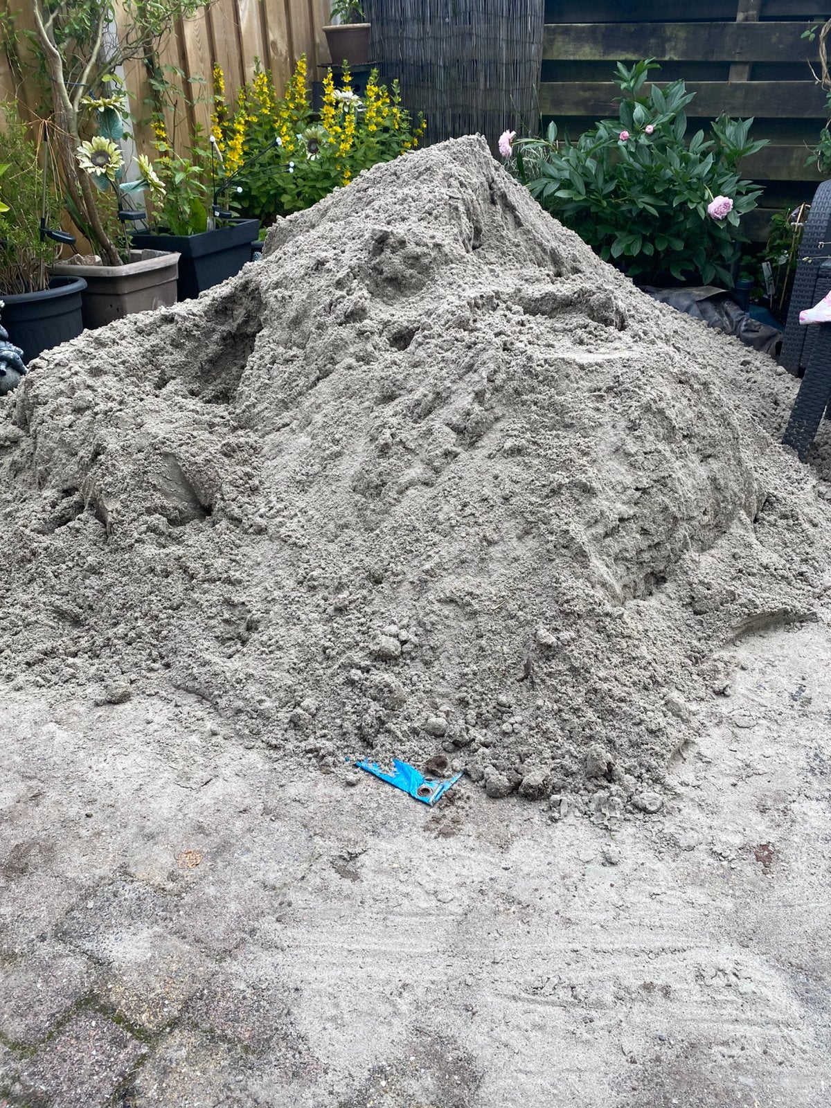 Zand om op te hogen, Tuin en Terras, Zand, Ophalen of Verzenden, Zo goed als nieuw, Ophoogzand