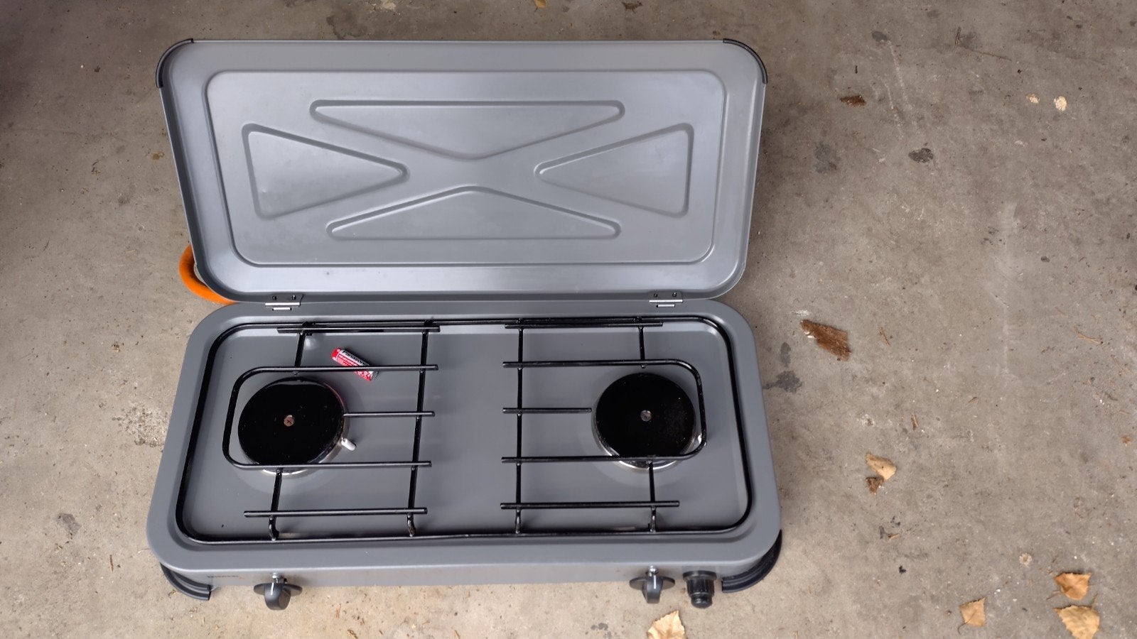 Gimeg 2-pits gasfornuis - Ideaal voor camping en outdoor, Ophalen, Zo goed als nieuw