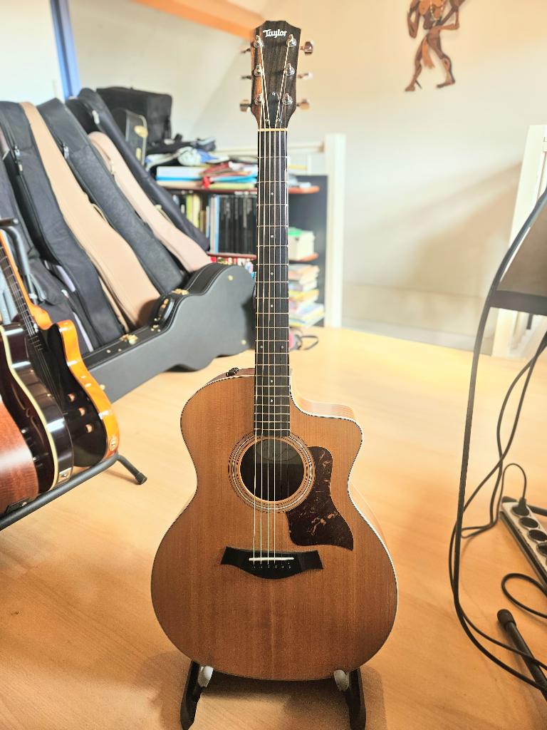 Taylor 214ce el/ac-gitaar, Ophalen, Gebruikt, Western- of Steelstringgitaar, Met (piezo-)element