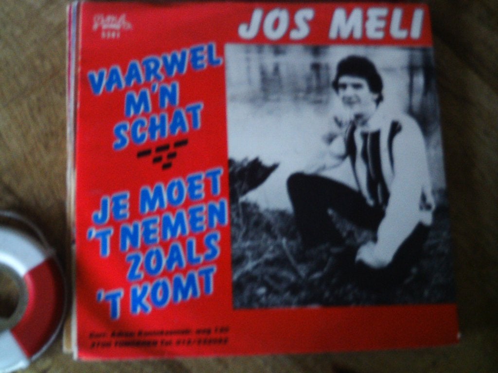 Jos Meli - Vaarwel M'n Schat   29a, 7 inch, Ophalen of Verzenden, Zo goed als nieuw, Fotohoes