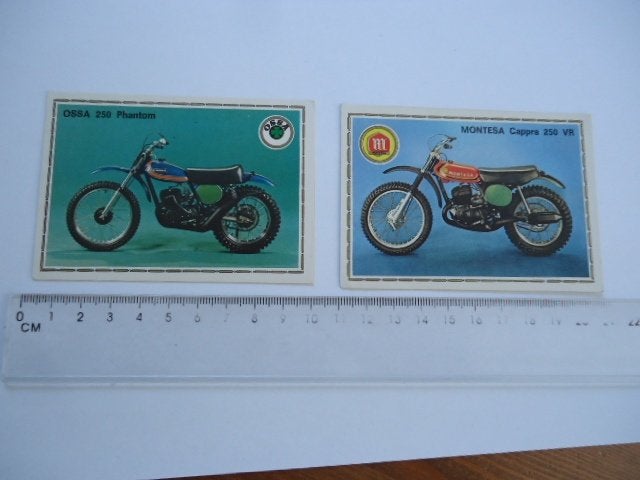 sticker Jaren 70 Motorcross oldtimer moto super Montesa OSSA, Verzenden, Zo goed als nieuw, Bedrijf of Vereniging