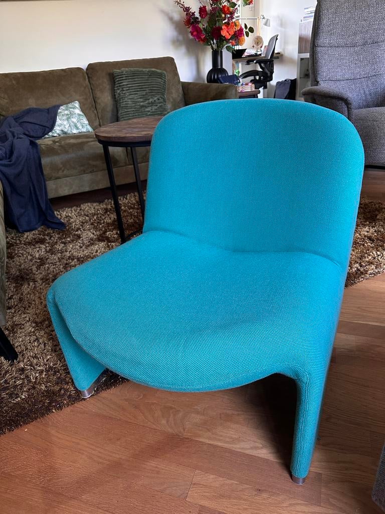 Artifort Alky fauteuil – designklassieker – Piretti, Ophalen, Gebruikt, Overige kleuren, Eén