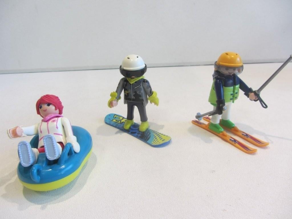 Playmobil verschillende Wintersporters – 9286, Ophalen of Verzenden, Gebruikt, Los playmobil