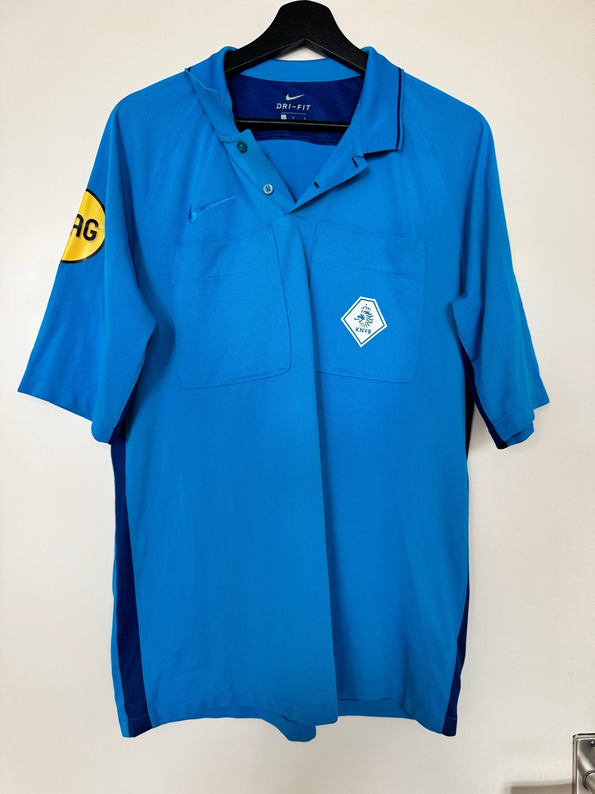 KNVB Scheidsrechter Shirt - Maat L (Lange & Korte Mouw), Maat L, Ophalen of Verzenden, Gebruikt, Shirt