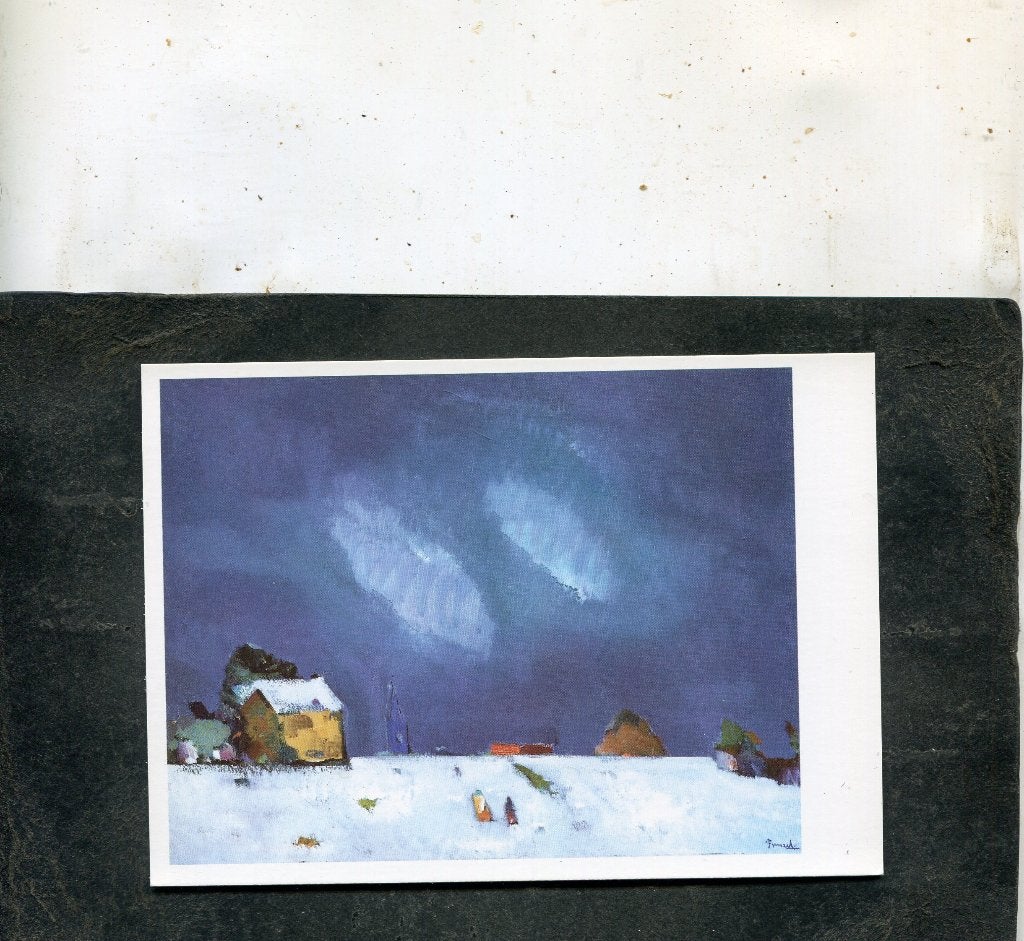 Ansicht Roland Frenzel - Alter Friedhof im Schnee, Verzenden, 1980 tot heden, Ongelopen