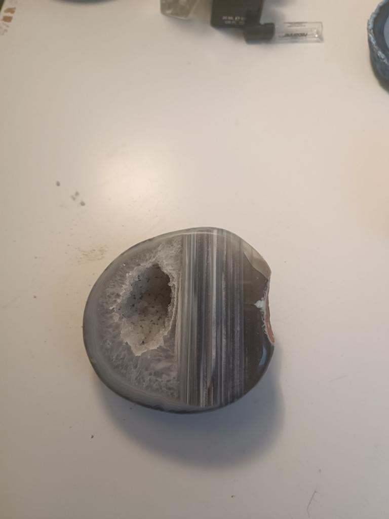 Agaat geode wit/grijs, Ophalen, Overige materialen
