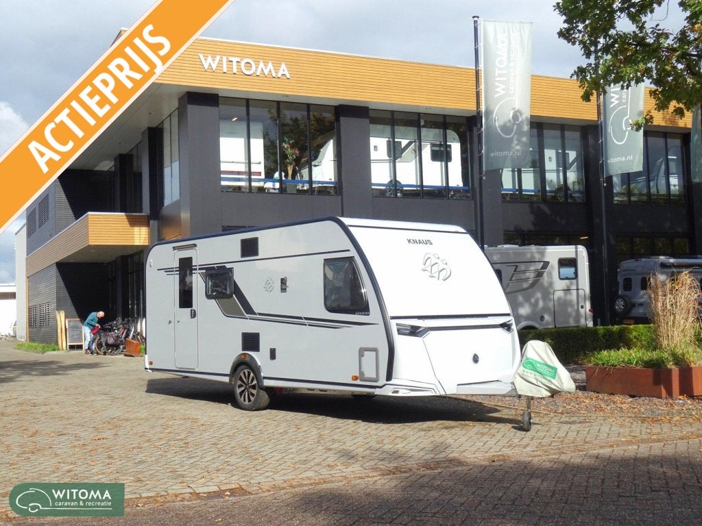 Knaus Sudwind Black Selection 540 FDK 3 stapelbed 2027, Overige typen, Bedrijf, Treinzit, Schokbreker
