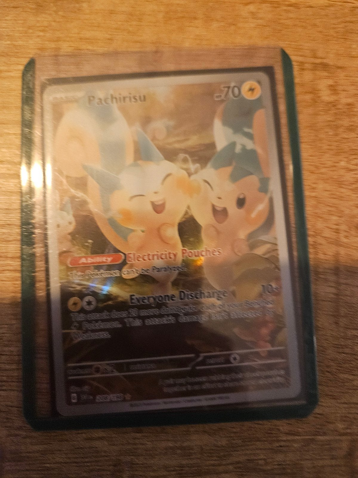 Pachirisu Pokemon Kaart - Zo goed als nieuw, Ophalen of Verzenden, Zo goed als nieuw, Losse kaart, Foil