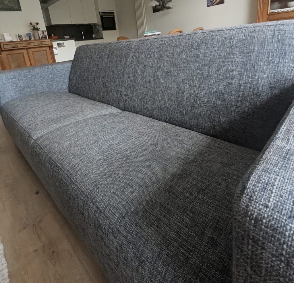 Mooi bank van Montel, Ophalen, Minder dan 75 cm, Tweepersoons, Zo goed als nieuw