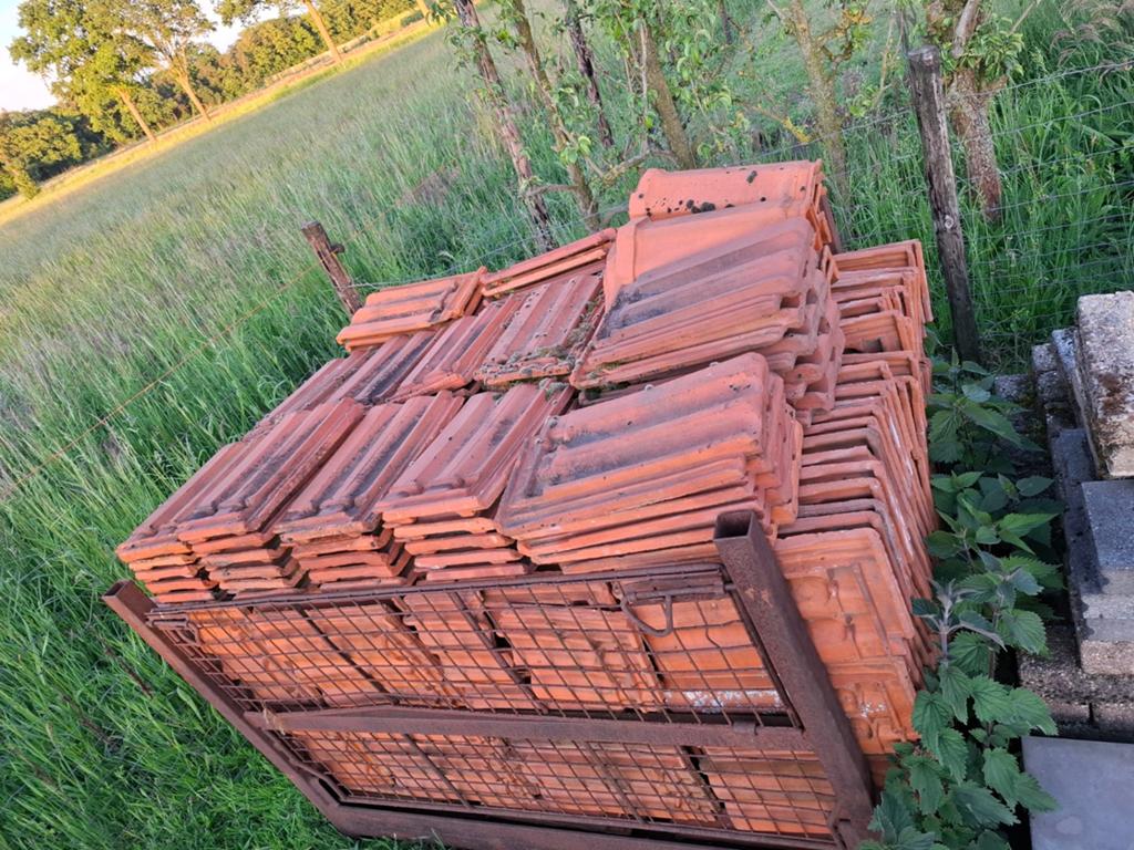 Mulder dakpannen, Ophalen, Steen of Klei, 15 m² of meer, Dakpannen