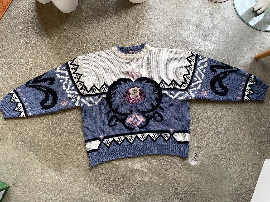 Vintage Gebreide Trui - Jones - Maat XL, Kleding | Dames, Truien en Vesten, Jones, Meerkleurig, Maat 46/48 (XL) of groter, Ophalen of Verzenden