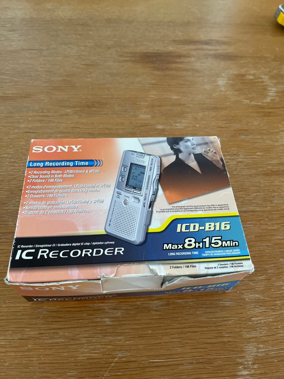 Sony ICD-B16 IC Recorder - Digitale voicerecorder, Ophalen, Zo goed als nieuw