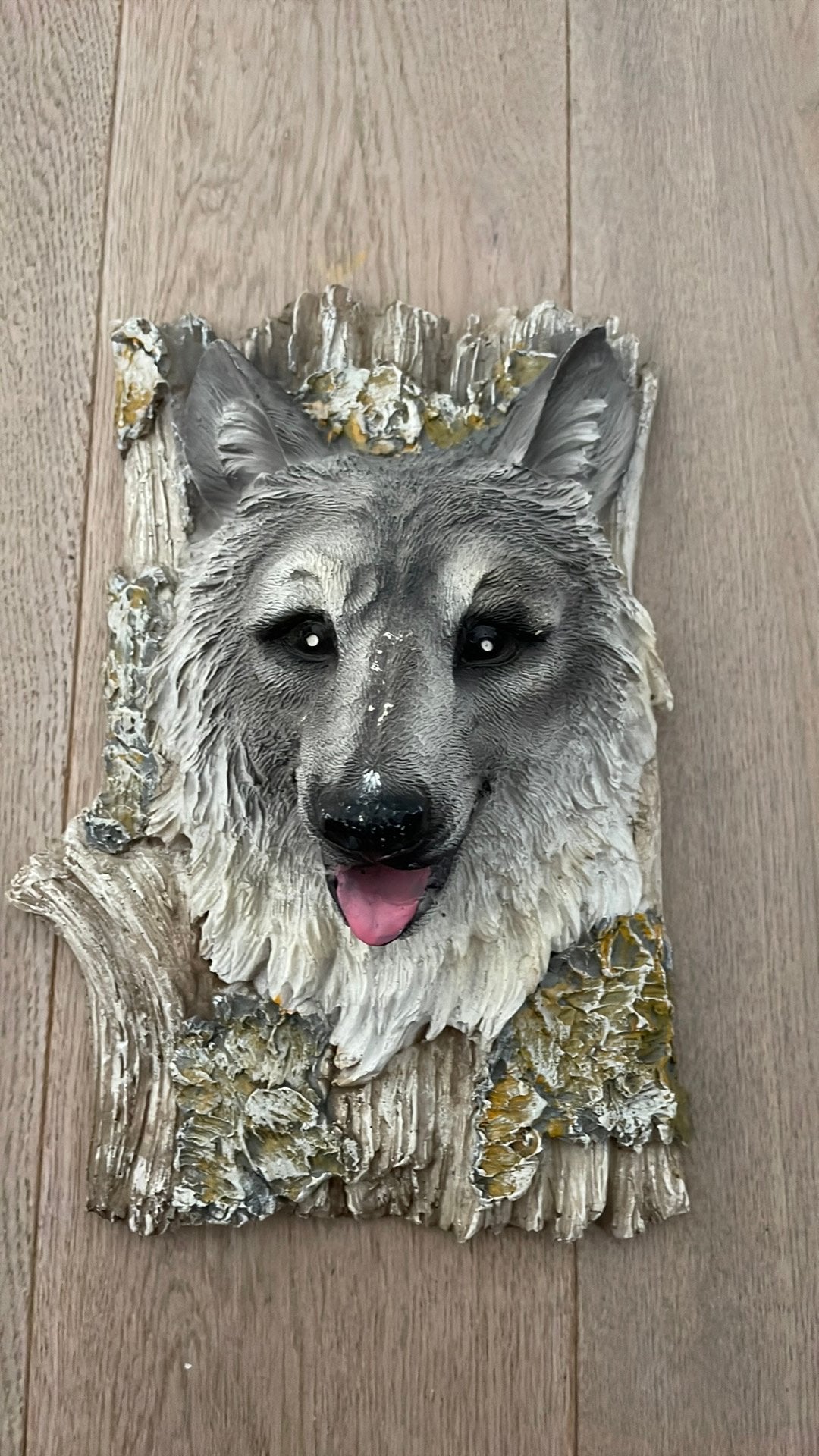 Wolven Beeld, Ophalen, Gebruikt, Decoratieobject, Steen/keramiek