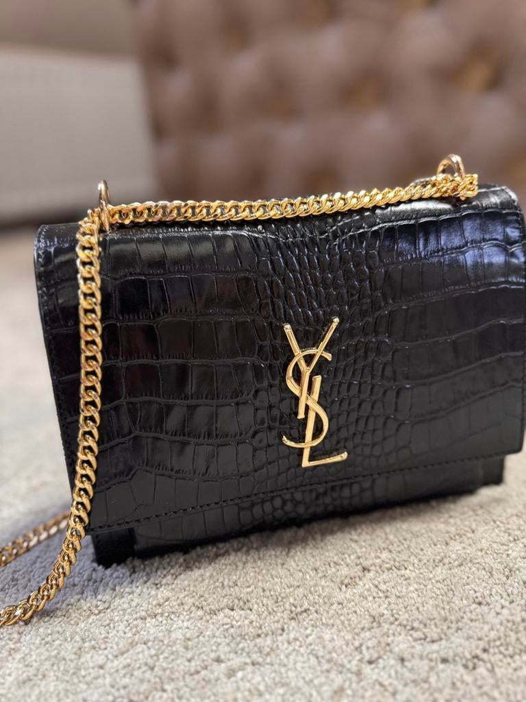 YSL tas echte leer, Ophalen, Zo goed als nieuw, Zwart, Handtas