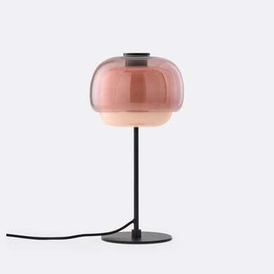 Tafellamp van gekleurd glas, la redoute, Nieuw, Ophalen of Verzenden, Glas, Met schakelaar