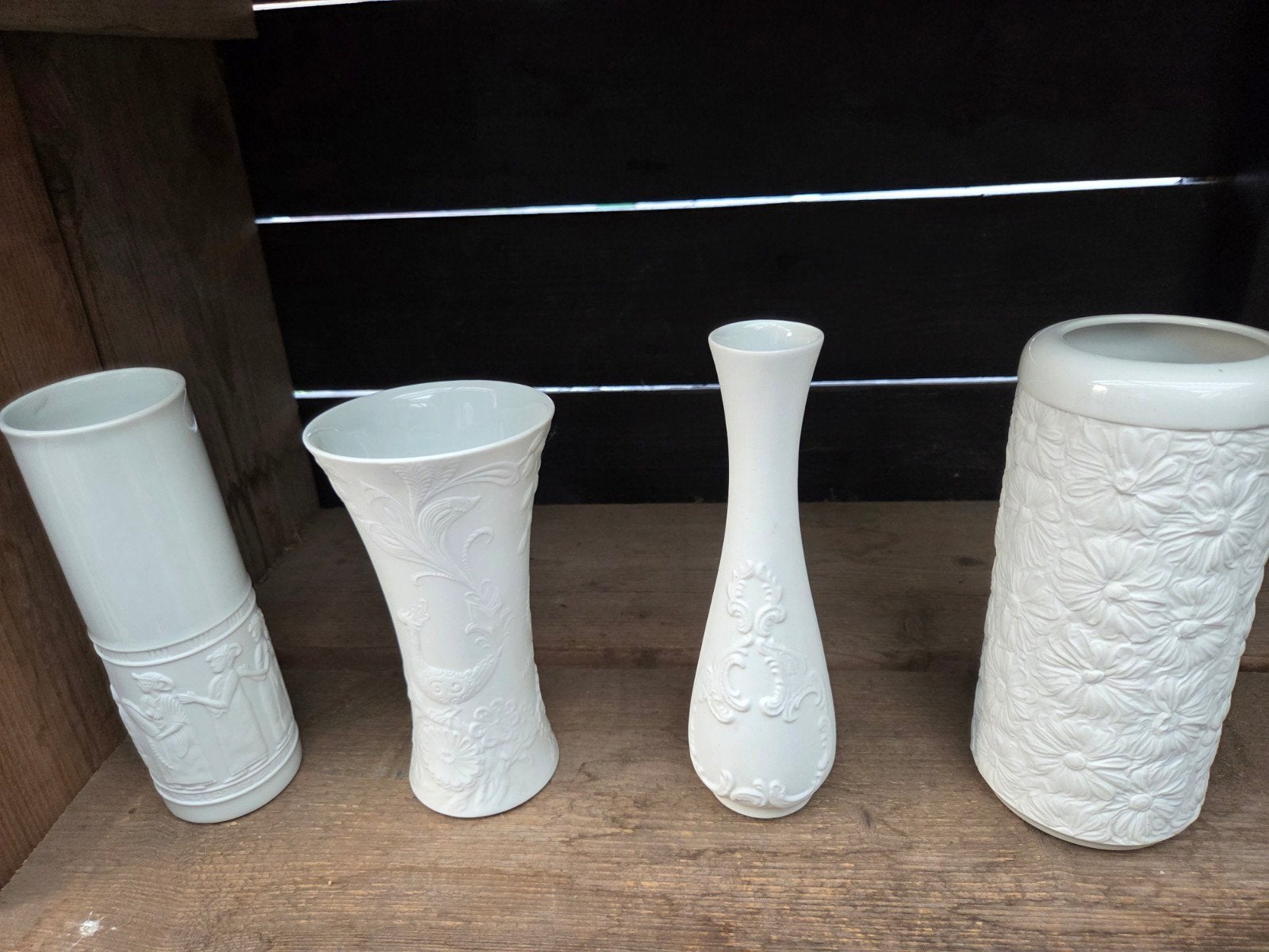 Vintage bisquit vazen design, Ophalen of Verzenden