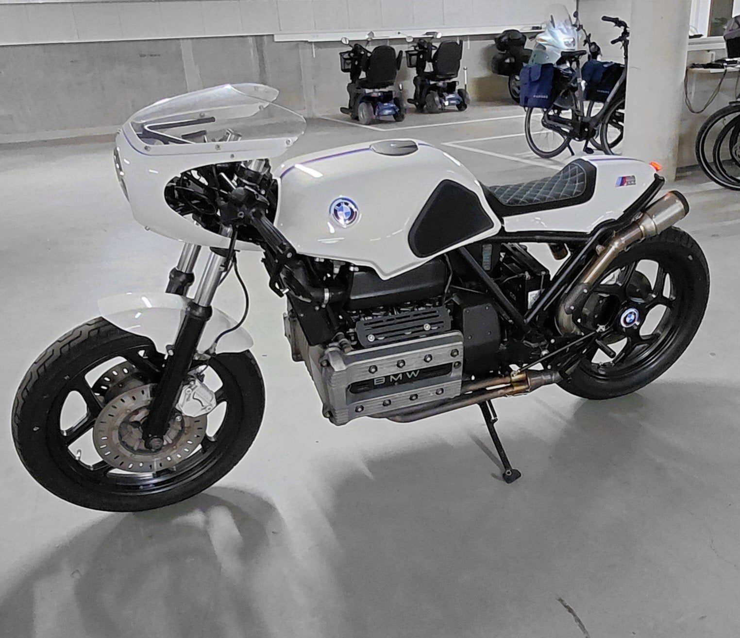 Bmw k100 cafe racer 1985 R Nine, Particulier, Toermotor