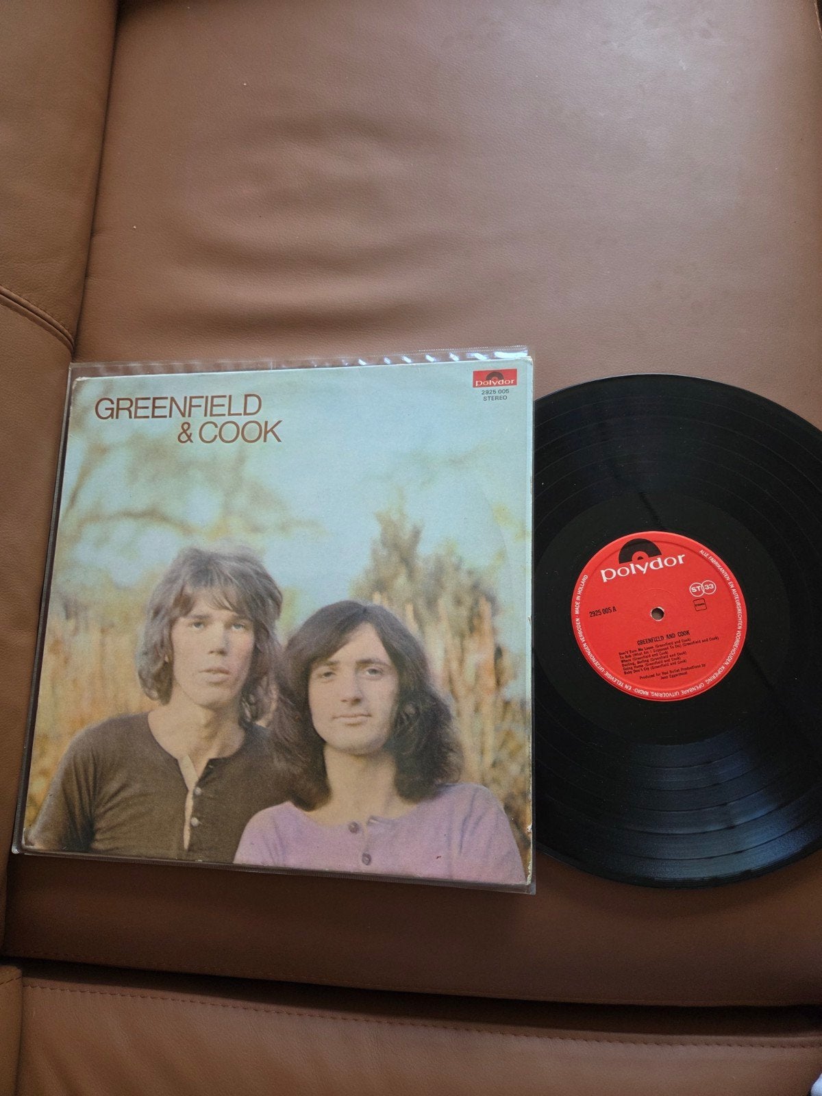 Igs Nederpop Lp Greenfield & Cook 1972, Ophalen of Verzenden, Gebruikt, 12 inch