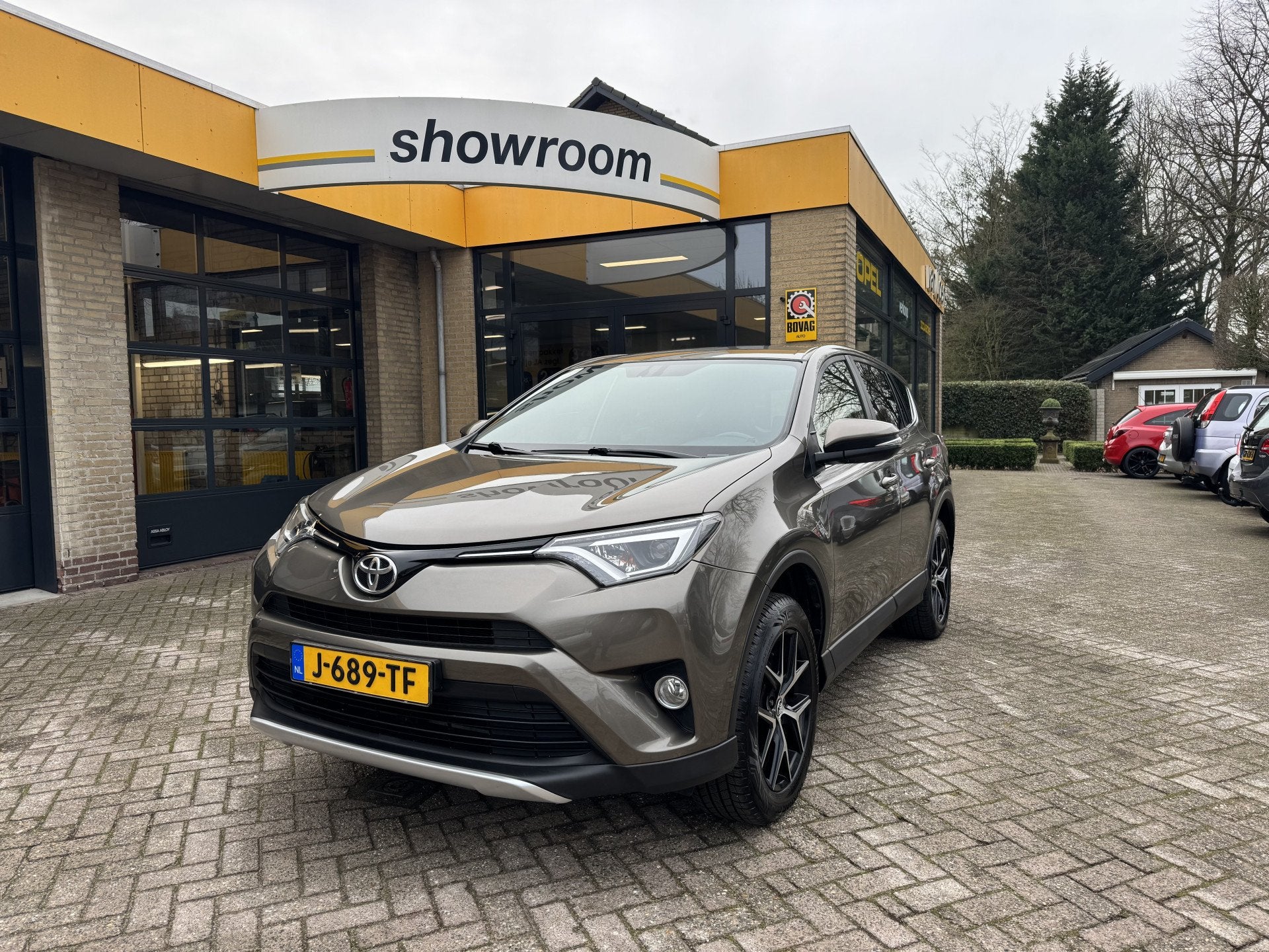 Toyota RAV4 2.0 VVT-i AWD Style Automaat Leder Navi Camera, Auto's, Automaat, 15 km/l, Gebruikt, Euro 6