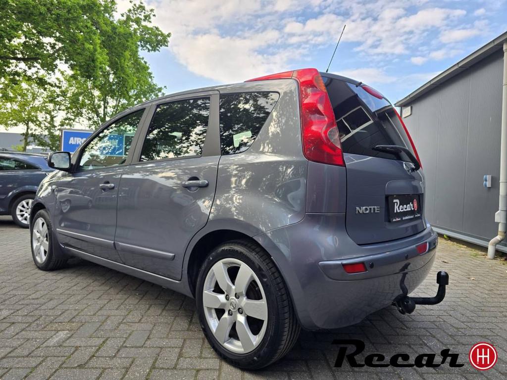 Nissan Note - 1.6 Acenta/Automaat/Pdc/127Nap/Trekhaak, Automaat, 4 cilinders, Blauw, 49 €/maand