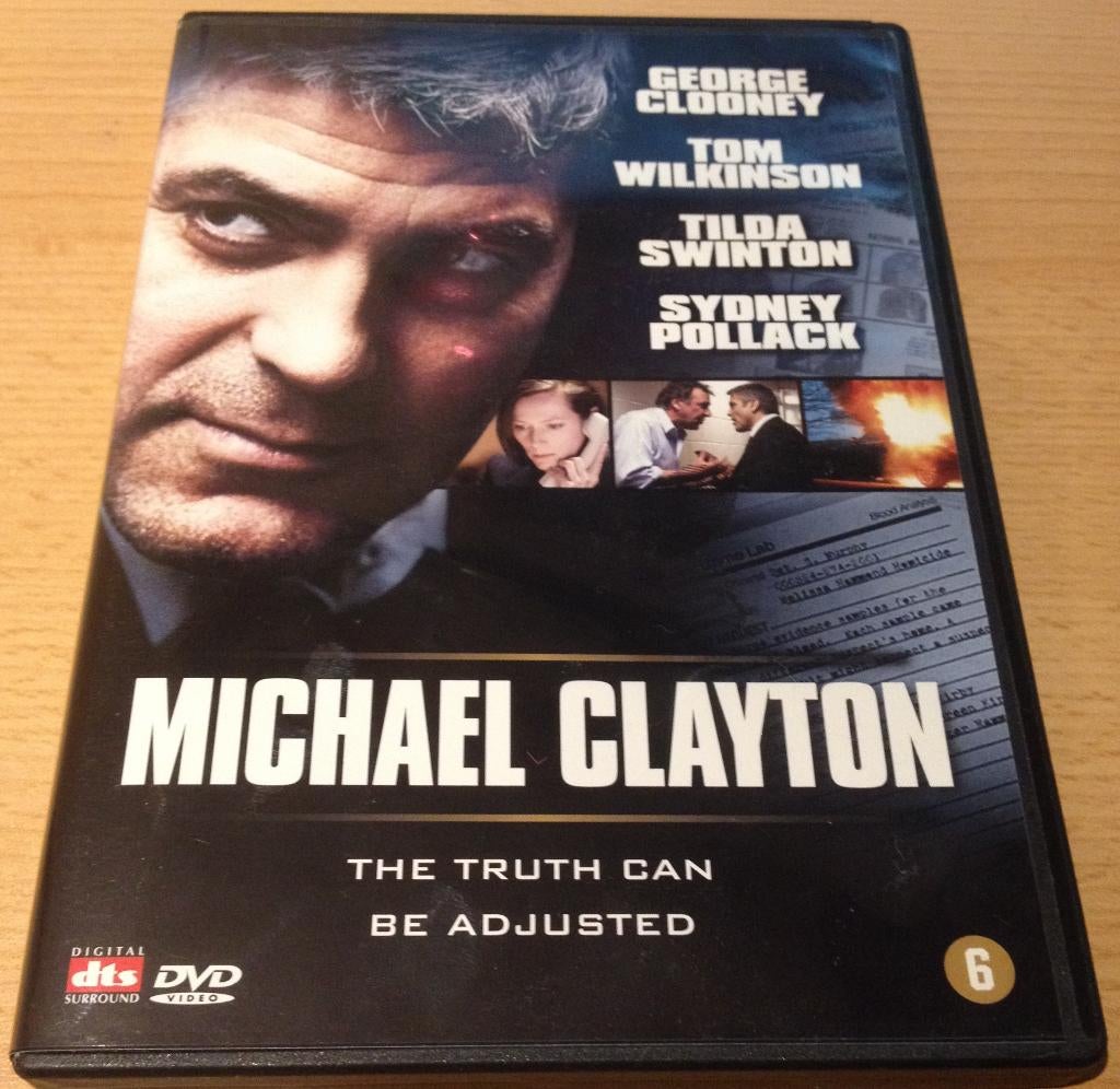 DVD Michael Clayton - George Clooney, Tom Wilkinson thriller, Vanaf 16 jaar, Ophalen of Verzenden, Zo goed als nieuw, Actiethriller