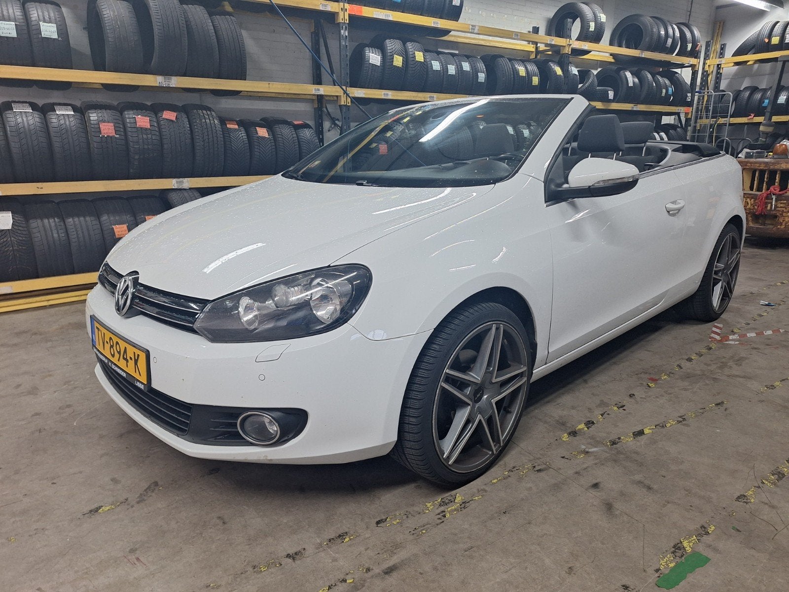 Volkswagen Golf 1.2 TSI 77KW BMT Cabrio 2013 Wit, Voorwielaandrijving, Stof, 1321 kg, Zwart