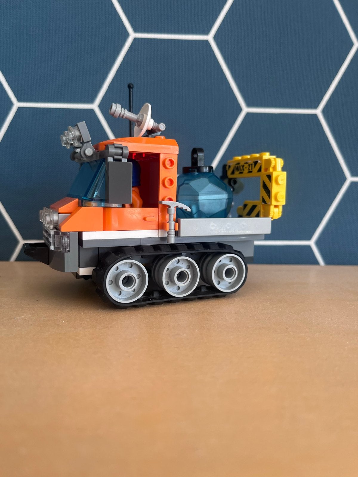 LEGO City 60033 Arctische rupsvoertuig - Compleet met boekje, Ophalen of Verzenden, Zo goed als nieuw