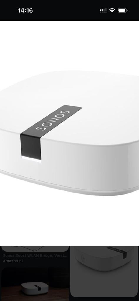 Sonos boost, Audio, Tv en Foto, Ophalen of Verzenden, Zo goed als nieuw