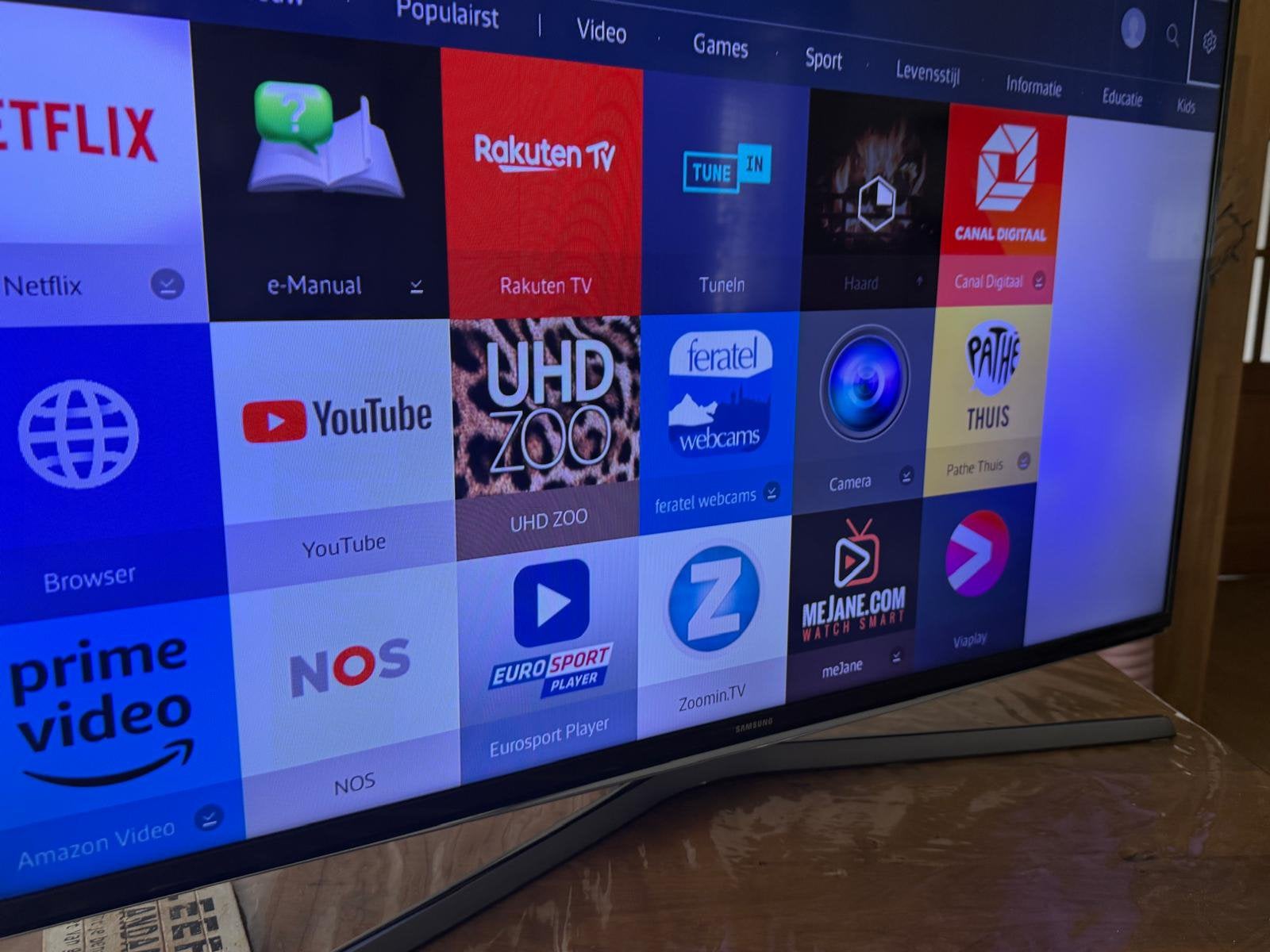 Samsung 40 inch smart tv  izgs, LED, Ophalen of Verzenden, Zo goed als nieuw, 100 Hz
