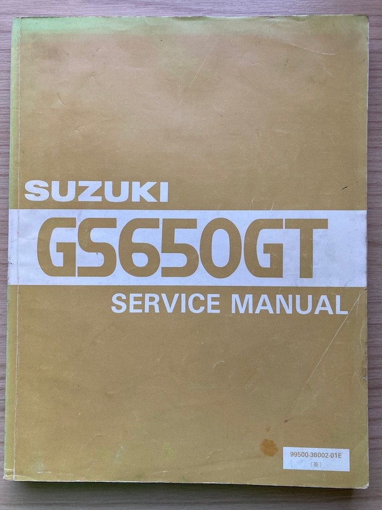 Suzuki GS650G 1981-1983 Service Manual, Verzenden, Suzuki