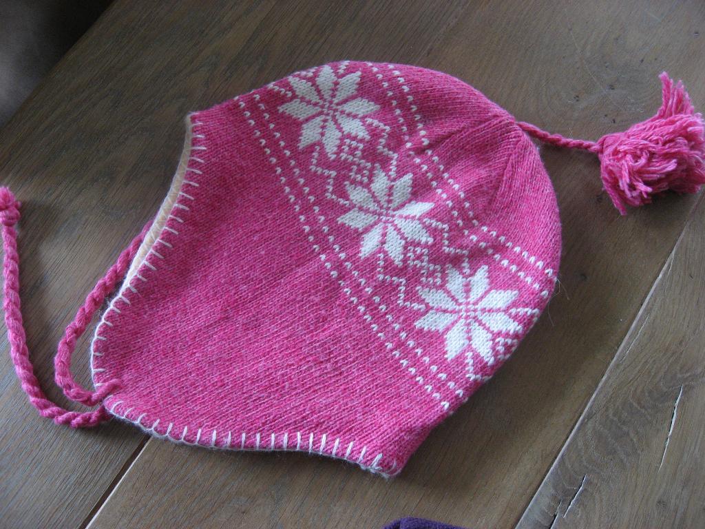 nieuwe roze Noorse meisjes muts, circa mt 134/140, Verzenden, Nieuw, Meisje, Overige typen