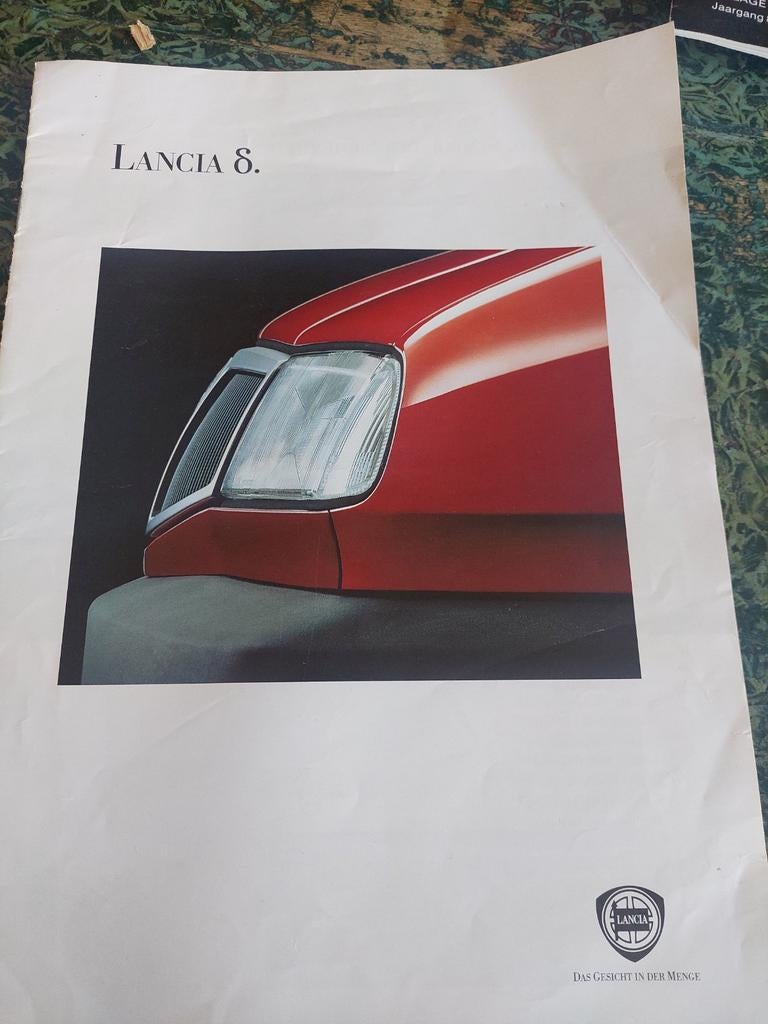 Lancia 8. Brochure / Folder, Boeken, Auto's | Boeken, Ophalen of Verzenden, Gelezen, Overige merken, Lancia