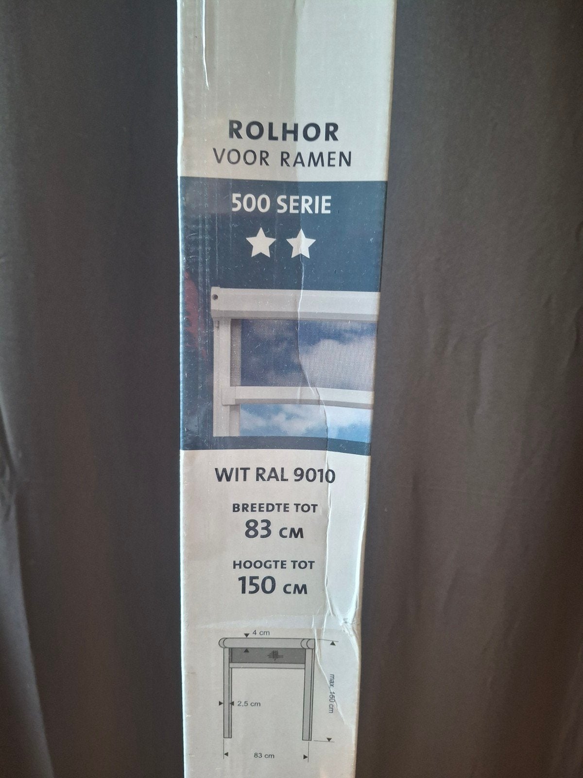 Nieuw in verpakking: Bruynzeel Rolhor voor Ramen  83x150cm, Ophalen, Nieuw, Overige typen, Minder dan 200 cm