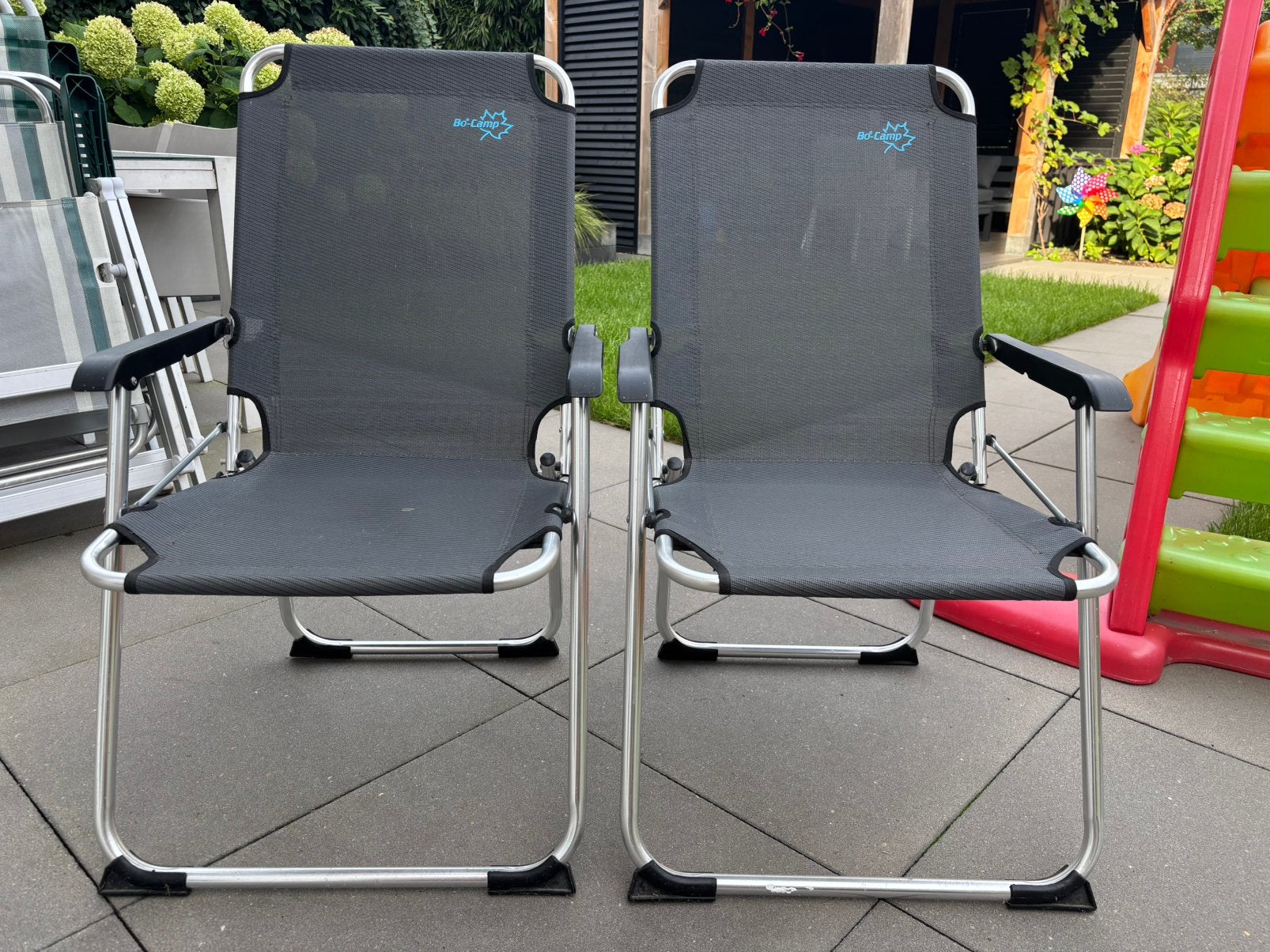 2 Bo-camp campingstoelen, Caravans en Kamperen, Ophalen, Gebruikt, Campingstoel