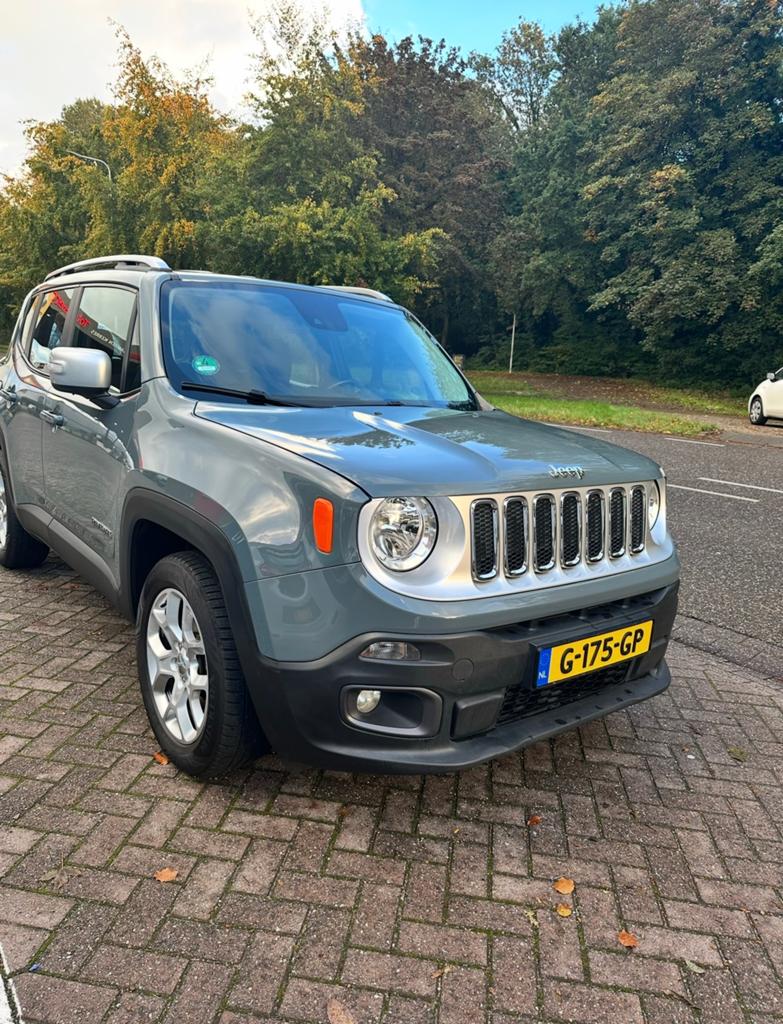 Jeep Renegade Limited 1.4 | Dealer ohd | Zeer nette staat, 4 cilinders, Handgeschakeld, Navigatiesysteem, Particulier