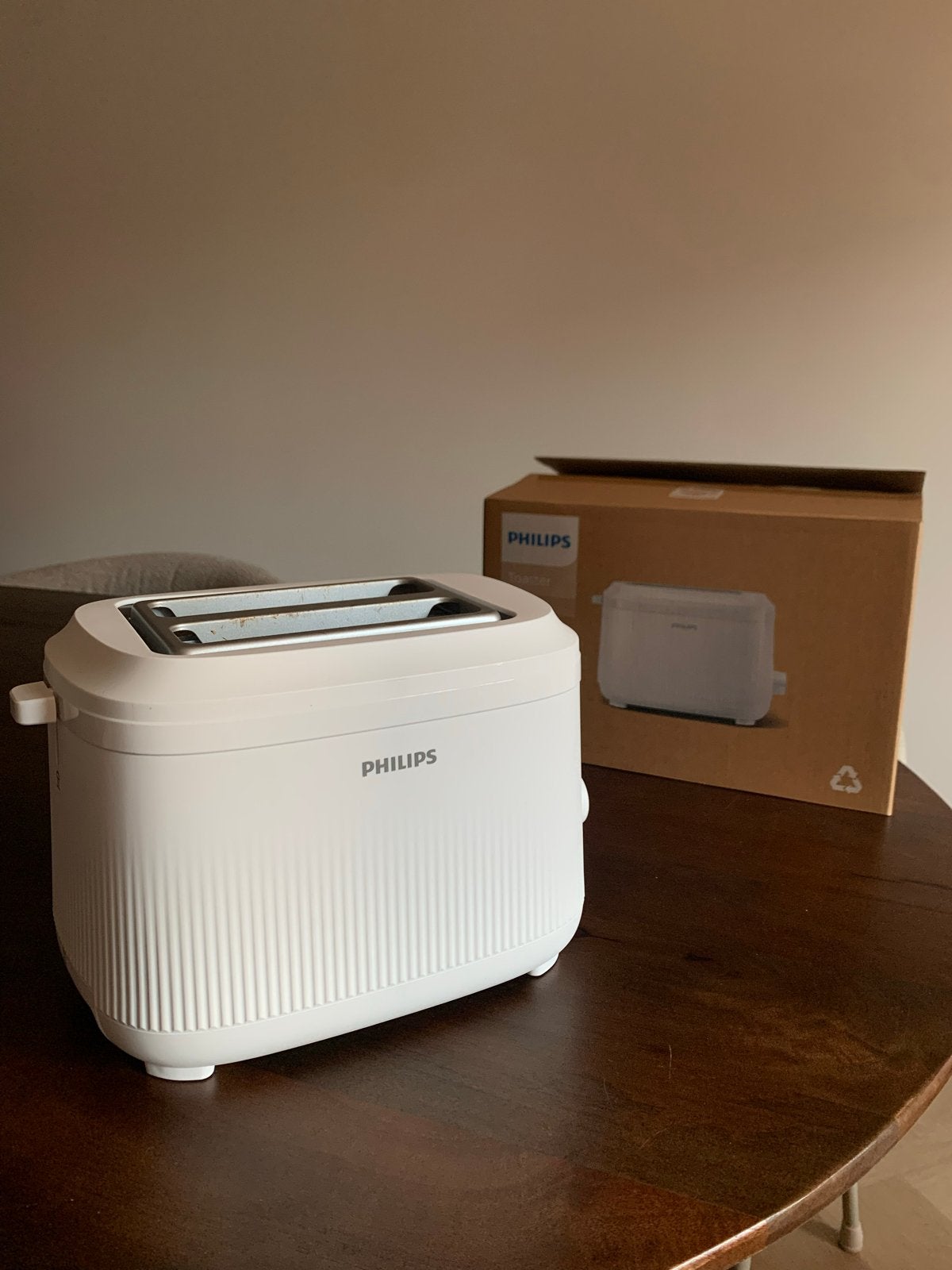 Philips HD2511/00 3000 series Broodrooster Wit, Ophalen of Verzenden, Gebruikt, Uitneembare kruimellade
