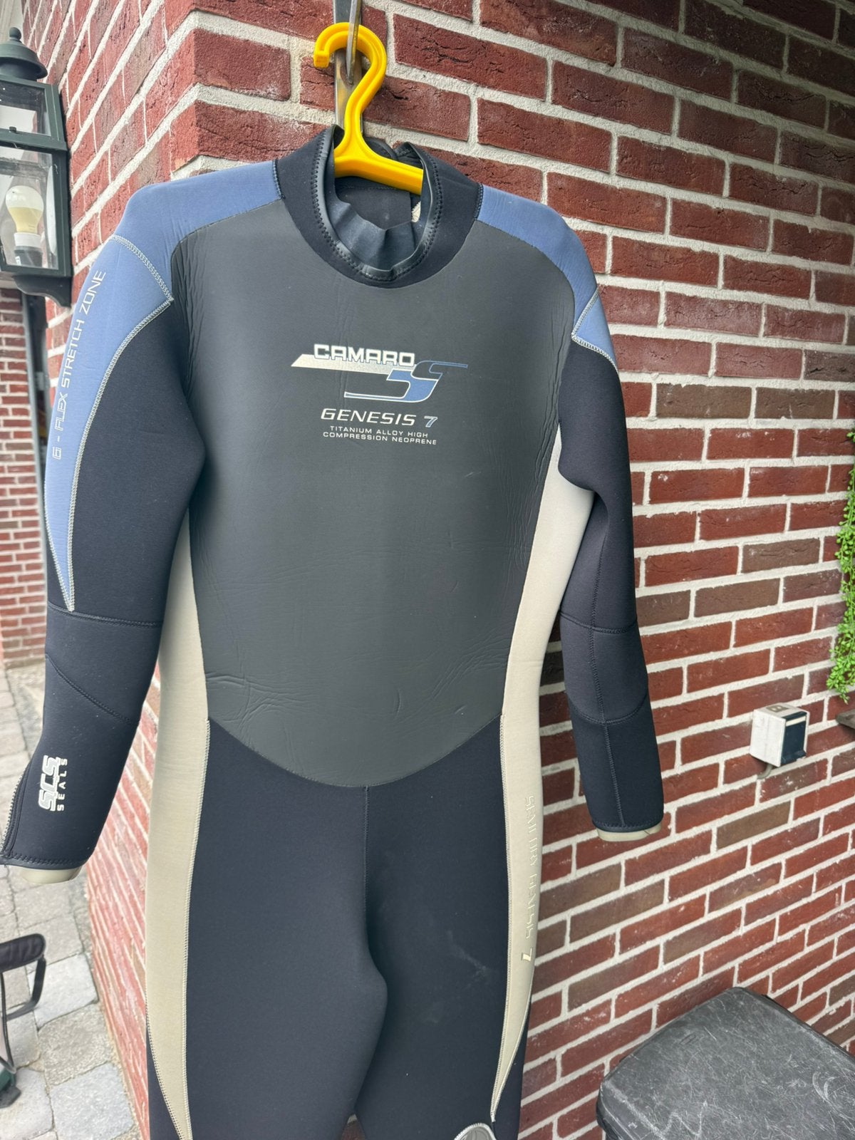 Camaro Genesis 7 Wetsuit - Semi Dry Neopreen XXXL/58, Ophalen, Zo goed als nieuw, Duikpak