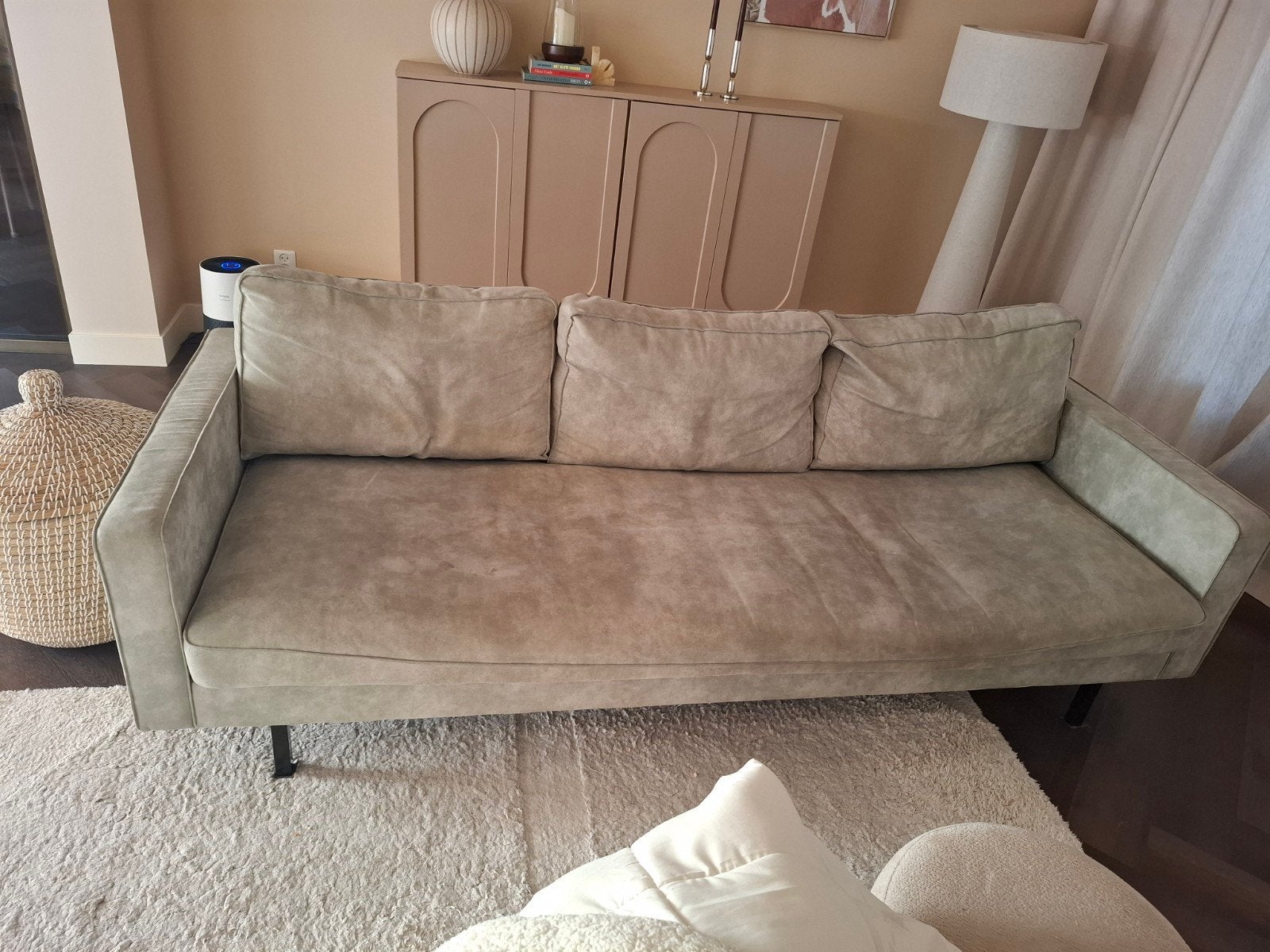 Gratis bank - Comfortabele driezitsbank, Ophalen, Gebruikt, Driepersoons, 75 tot 100 cm