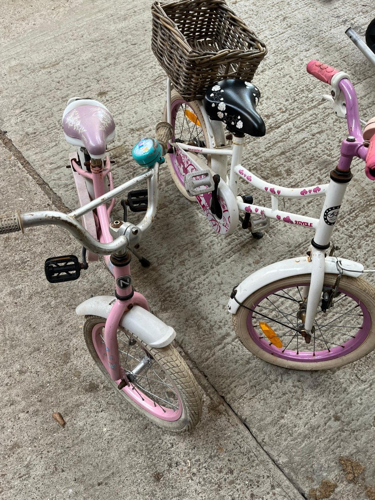 2. X.   kinderfiets 16 inch en 26 inch, Fietsen en Brommers, Ophalen, Zo goed als nieuw, 16 tot 20 inch