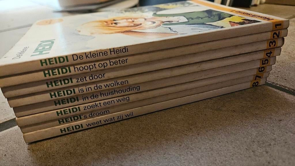 Heidi boeken serie 1-8 - Johanna Spyri, Ophalen, Gelezen, Johanna Spyri, Fictie algemeen